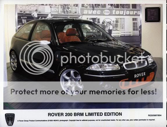 Rover 200 Brm. I used to own a Rover 200 BRM