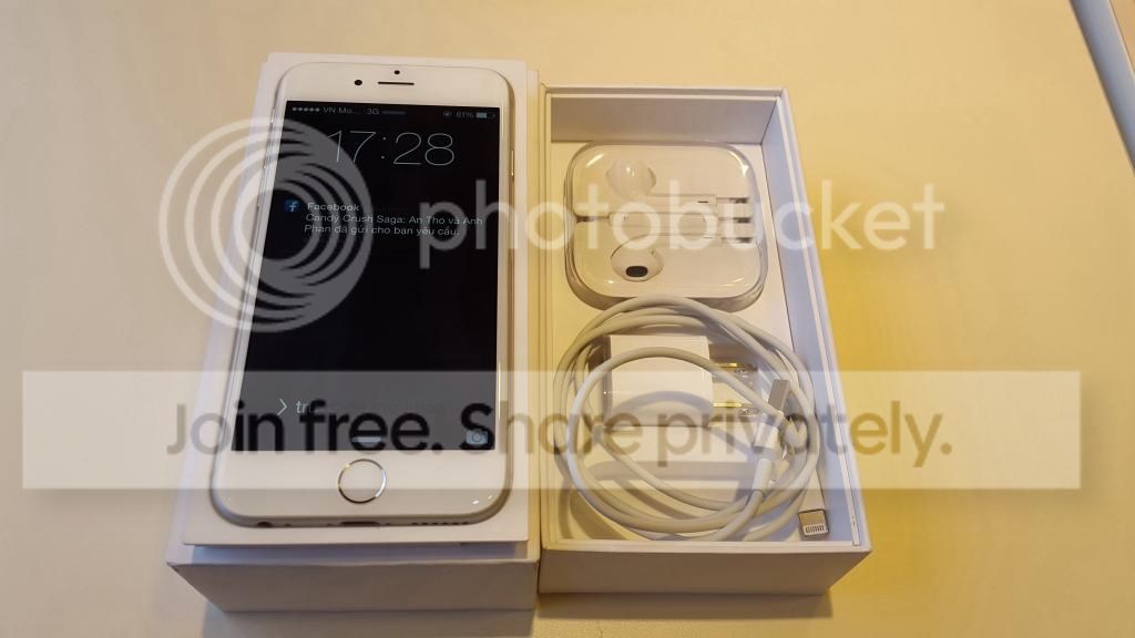 iphone 6 64gb silver fullbox còn bh giá tốt cần bán